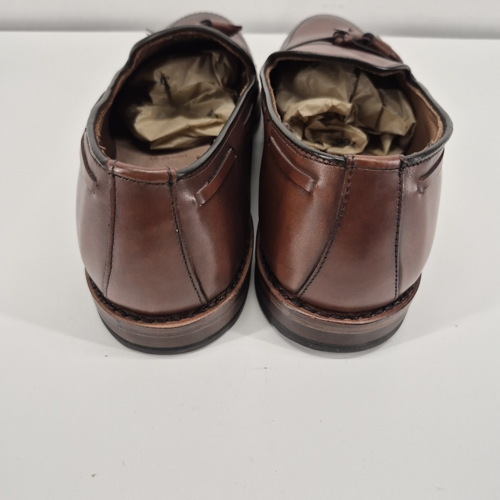 Allen Edmonds "GRAYSON"  Men's Leather Brown Tassel Loafers 10 EEE  USA - Picture 6 of 10